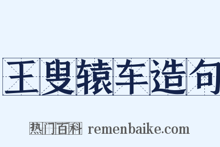 王叟辕车造句是什么意思的图片